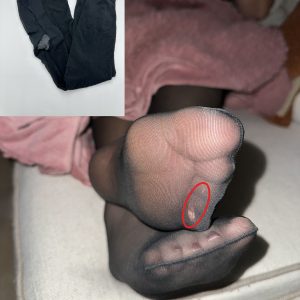 Worn Black Pantyhose - 10hrs