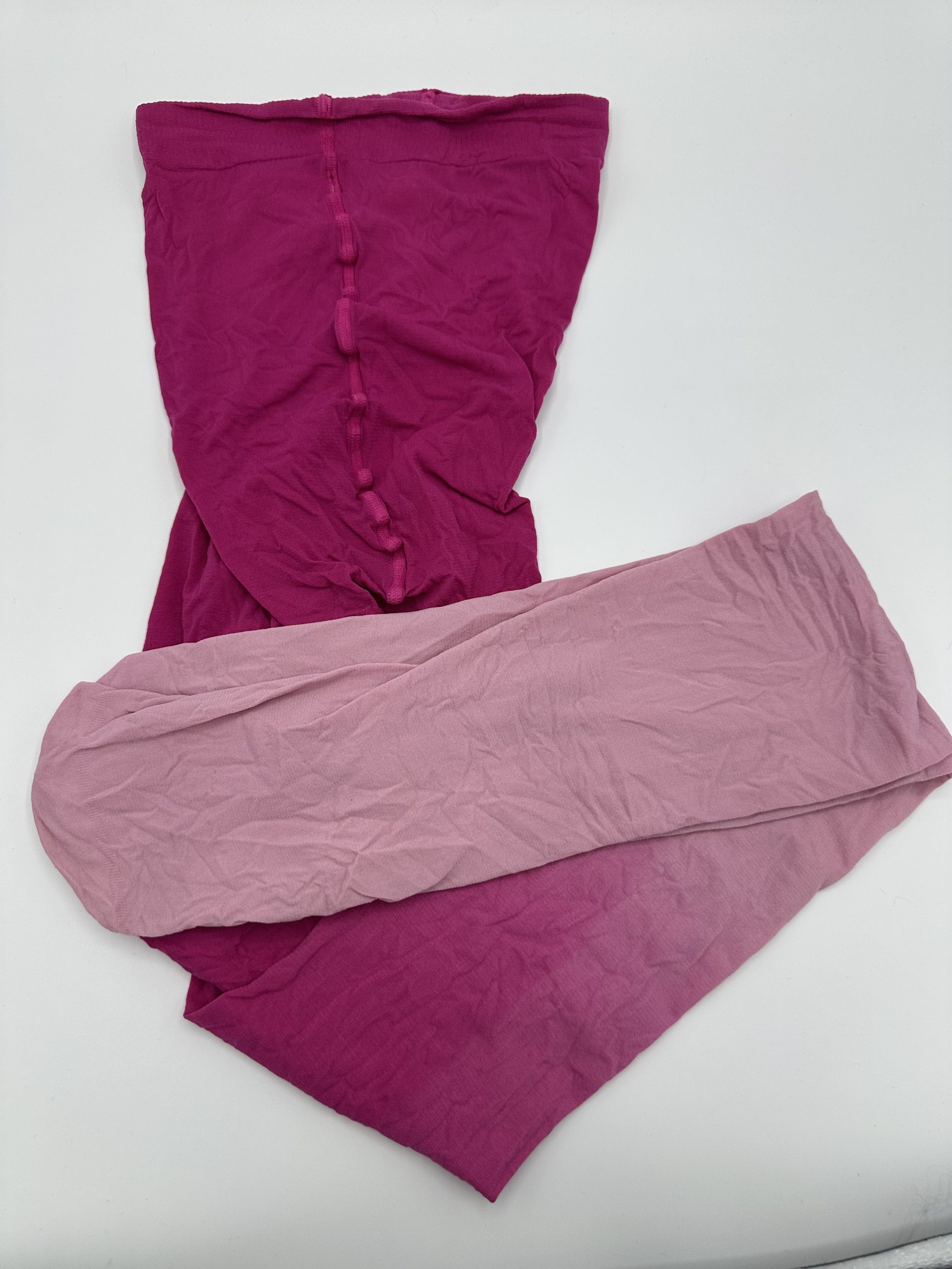 Gently Used Ombre Pink Pantyhose (Hanes, One Size Fits All)